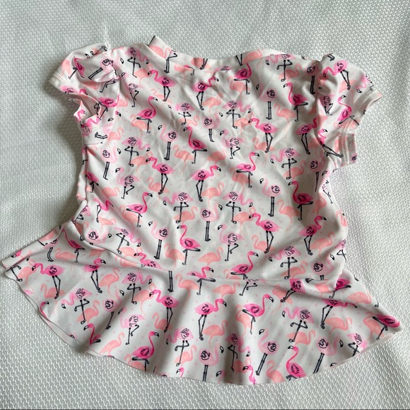 Flamingo Baby Girl Swimsuit Set 9-12m - Picture 4 of 9